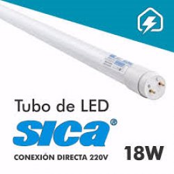TUBO LED SICA 18W -LUZ FRIA 1.2MT-OFERTA