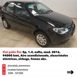 Fiat Palio 1.4 5 P Fire L/14 Seguridad